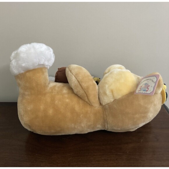 Vintage Soft Things Brooklyn Honey Bear Plush Bees Pot Tags Carnival 15" - Picture 8 of 13